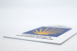 ALU-SCHILD «PILGER WILLKOMMEN»