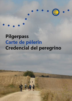 Pilgerpass Jakobsweg mit Schutzhülle / Credencial del Peregrino